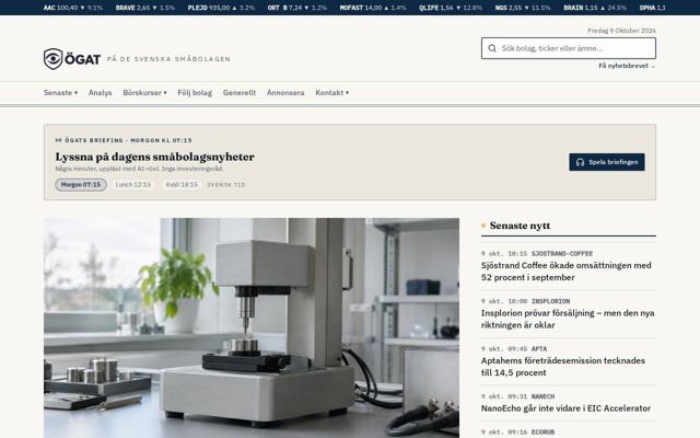 Förstasidan Ögat